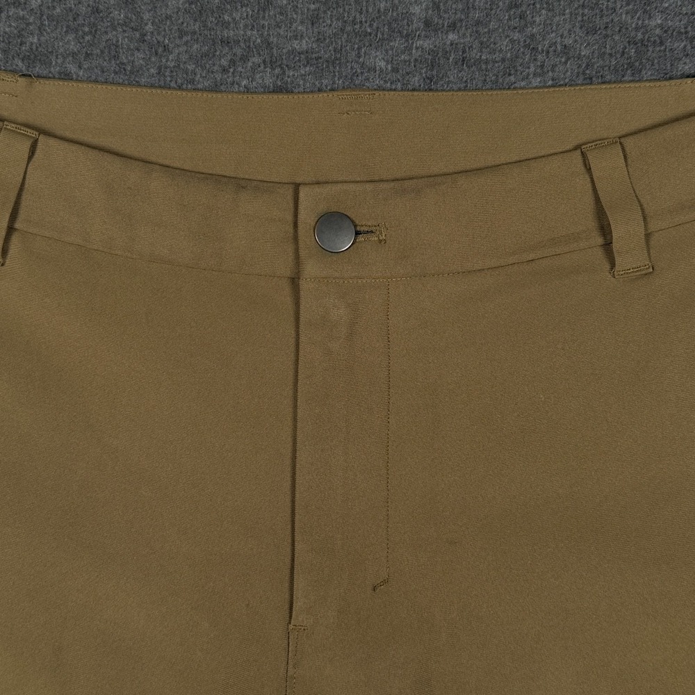 Lululemon Pants Men 32x30 Khaki Commission Classic 5 Pocket Trouser Warpstreme * - Picture 6 of 12